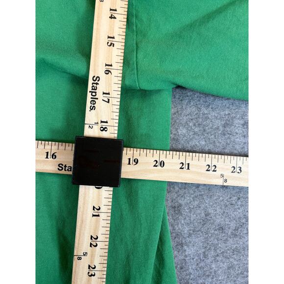 Nike Center Swoosh Logo T Shirt Mens Large Green Streetwear Casual Athletic - Picture 3 of 4